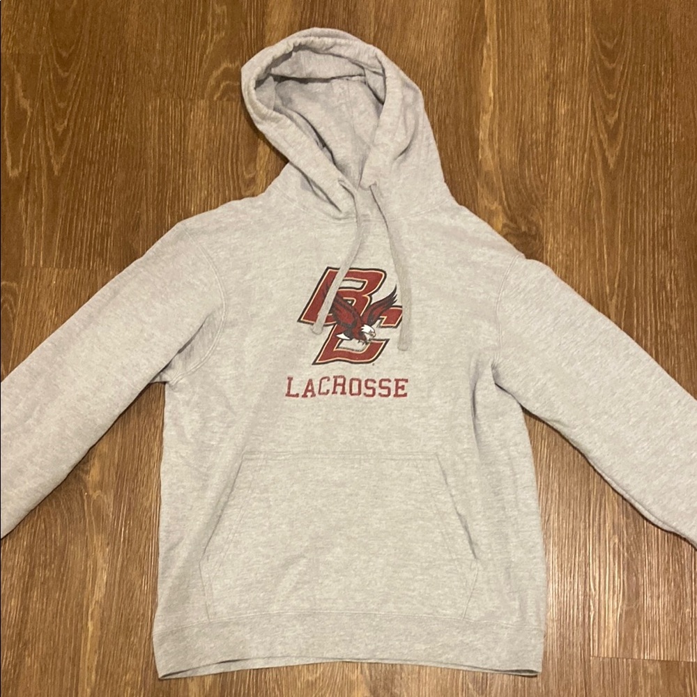 Gray BC Lacrosse Hoodie